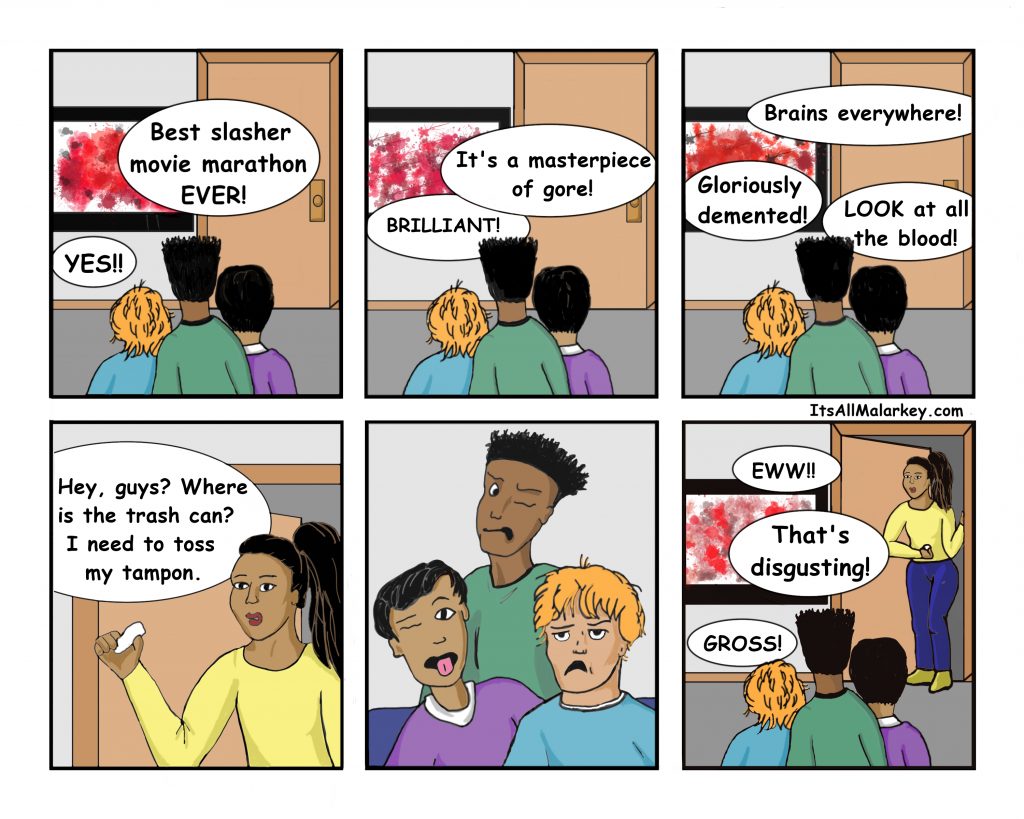 Bloody Irony by Brandi Malarkey, Artist. ItsAllMalarkey.com