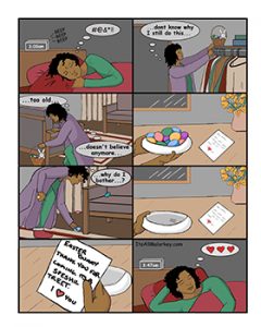 Easter Thoughts. Digital art by Brandi Malarkey, ItsAllMalarkey.com