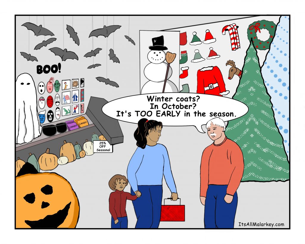 Winter Coats. Brandi Malarkey, artist. ItsAllMalarkey.com