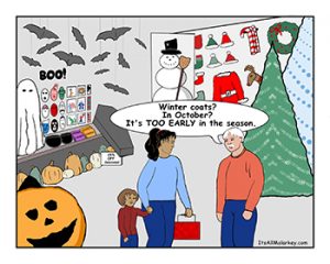 Winter Coats. Brandi Malarkey, artist. ItsAllMalarkey.com