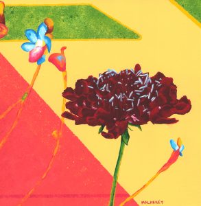 Summer Afternoon. Acrylic. 12x12. Brandi Malarkey, artist. ItsAllMalarkey.com