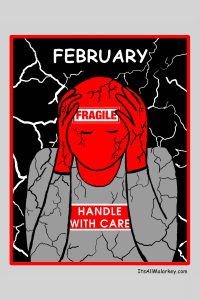 February. Brandi Malarkey, artist. ItsAllMalarkey.com