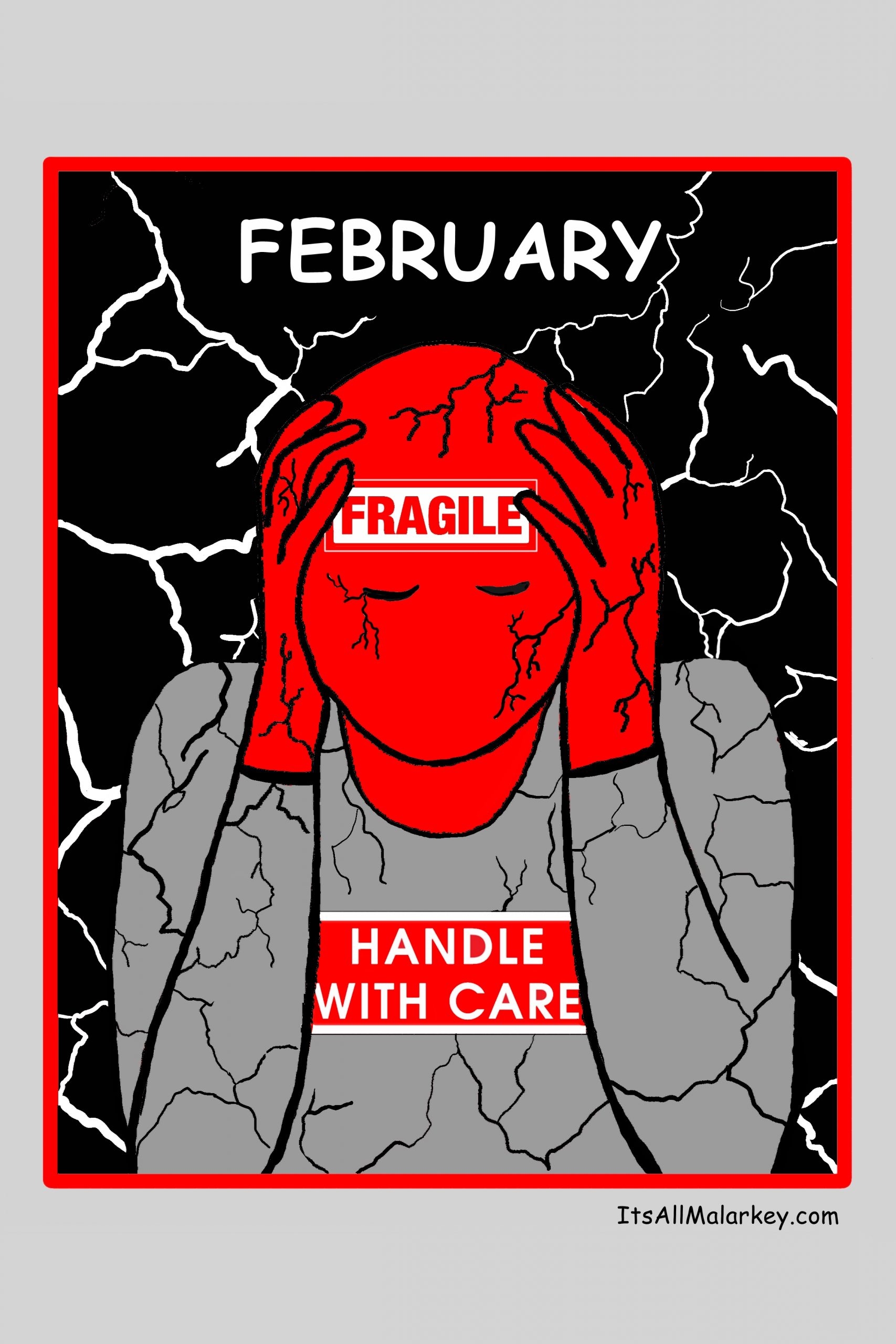 February. Brandi Malarkey, artist. ItsAllMalarkey.com