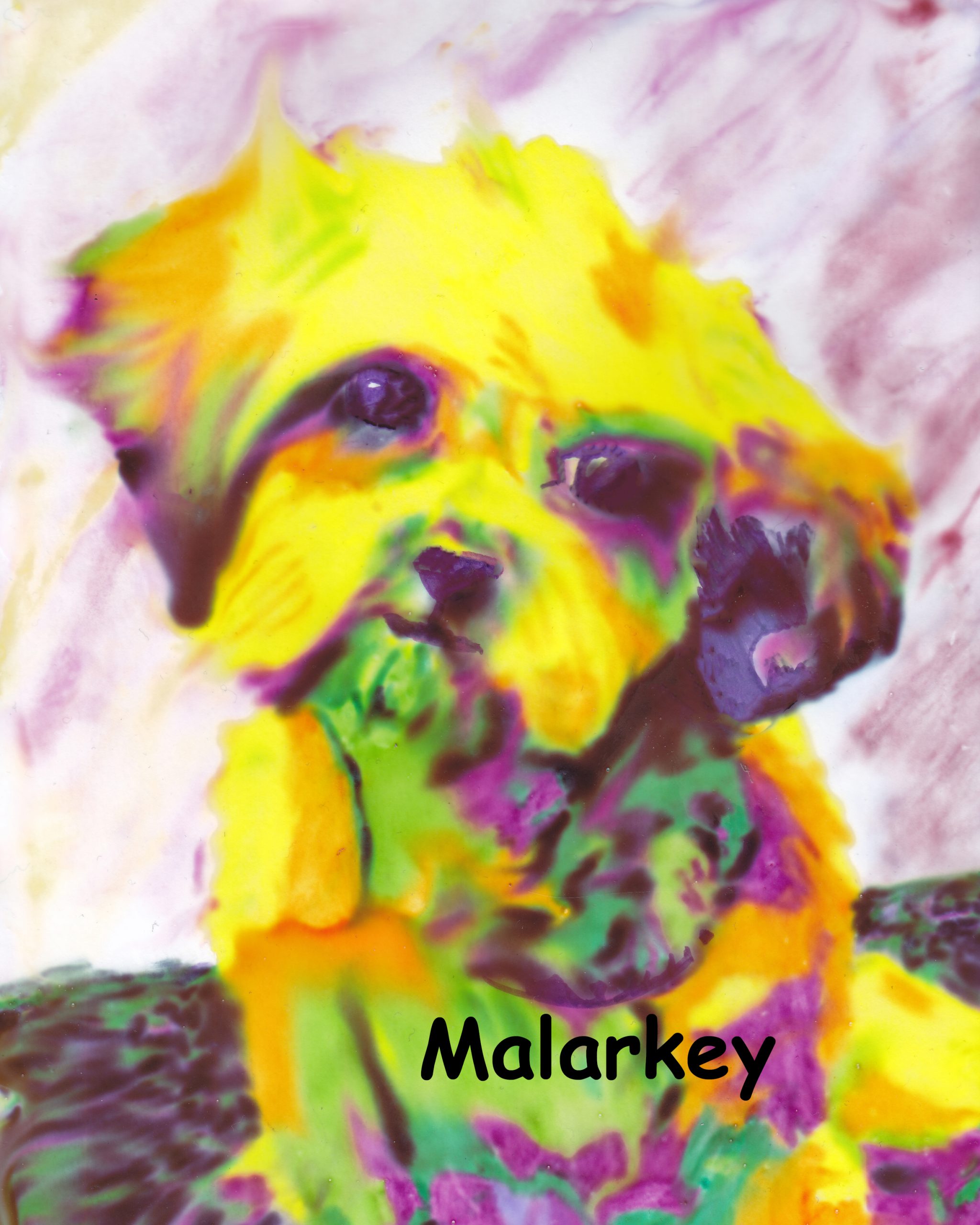 Lucky. Mixed Media 8x10. Brandi Malarkey, artist. ItsAllMalarkey.com